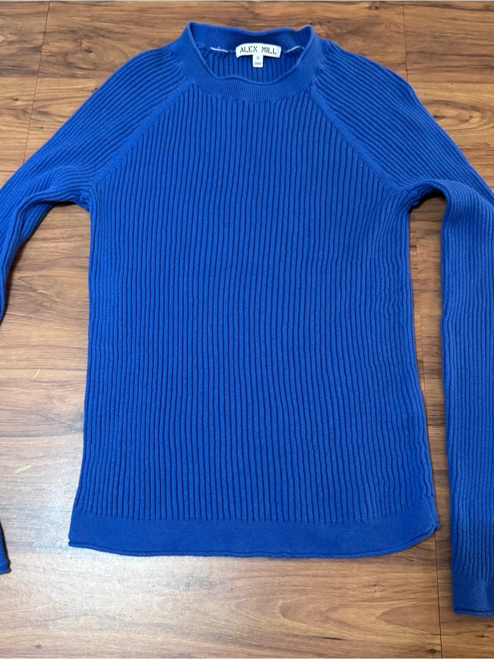 Alex Mill Cotton Cashmere Blue Sweater